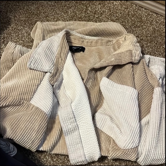 Men’s medium corduroy beige jacket - Picture 2 of 2